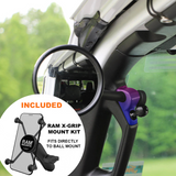A-PILLAR SIDE MIRRORS FOR 2018 - 2023 JEEP WRANGLER JL & GLADIATOR - CMM OFFROAD